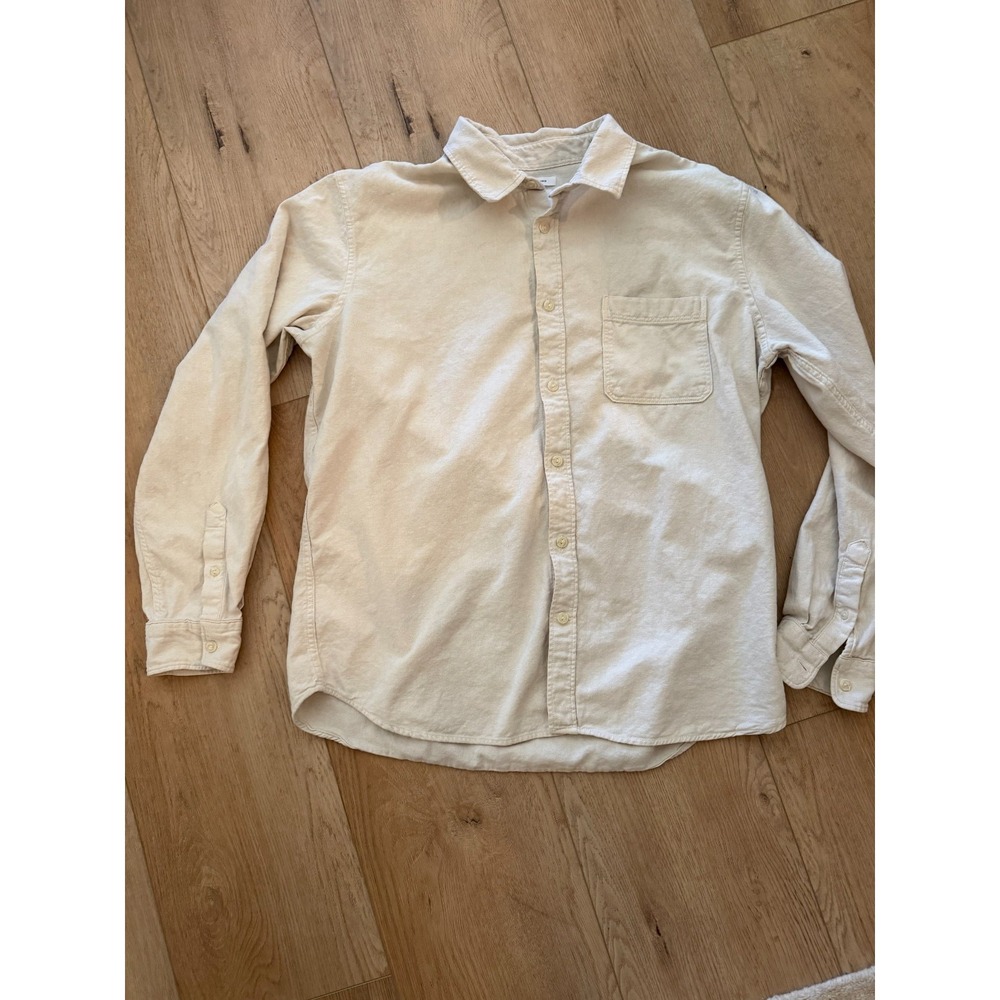 Creamy Colored Cotton‎ Gap Shirt - untucked fit - XL